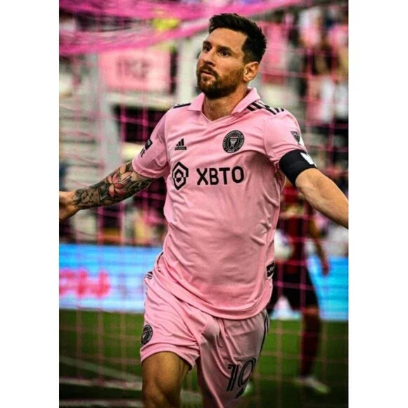 Lionel Messi (Adidas)-(Inter)-(Miami)-(Pink)-(Jersey)-(New)-(Size:M)-$95.00 - Picture 10 of 12